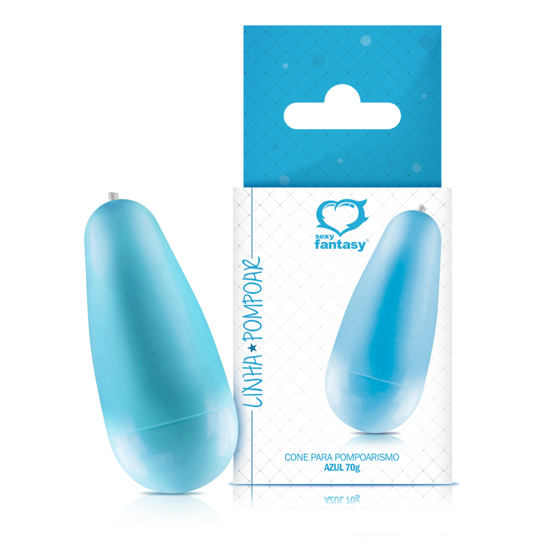 5b436fe218a0005025fa097e12e18908.png Cone para Pompoarismo Azul 70g - Imagem 1