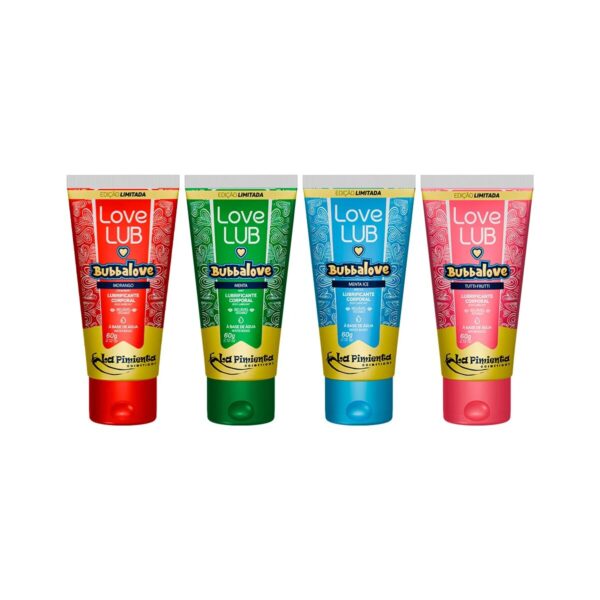 Love Lub Lubrificante Bubbalove Beijavel 60G La Pimienta