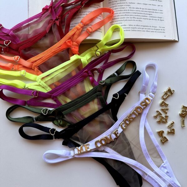 Calcinha Fio Personalizável ilusion