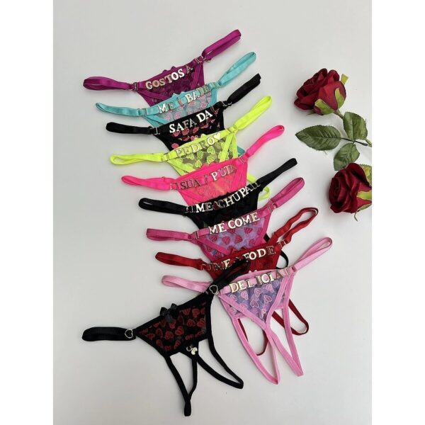 Calcinha Fio Secretária Apressadinha Coração