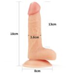 Cinta Com Protese com Escroto Lovetoy Easy Strap-On com Dildo Realístico de 18 cm - Imagem 8