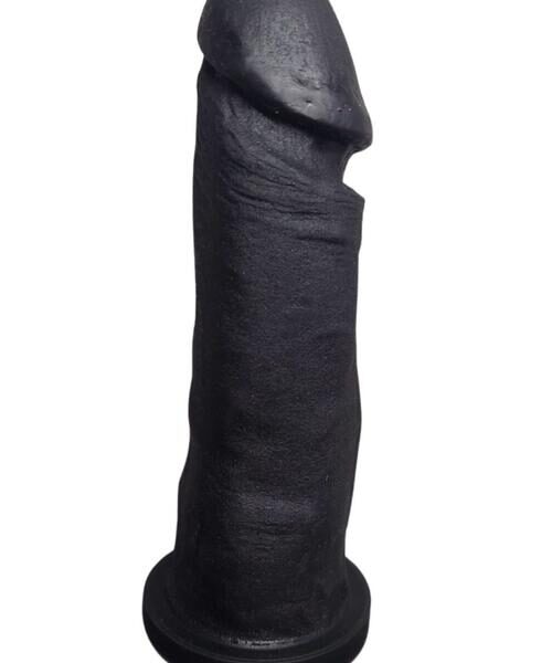 Prótese Realística com Vibro 18cm x 4,5cm - Preta