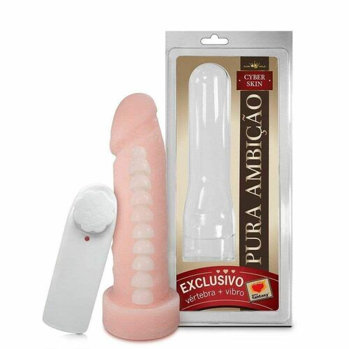 Prótese Cyber Skin com Vibro e Vértebra 16cm x 4,5cm