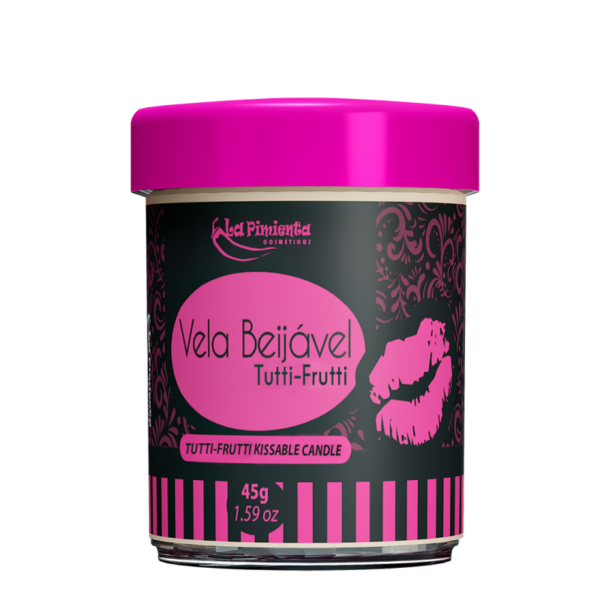 Vela Beijável Hot - Tutti-Fruit - La Pimienta