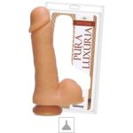 Prótese Realística com Ventosa e Escroto 18cm x 4,4cm