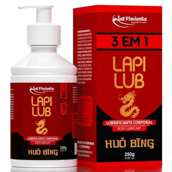 Lapi Lub Huo Bing Lubrificante Excitante 250g La Pimienta